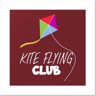 Kite flying club Posters and Art